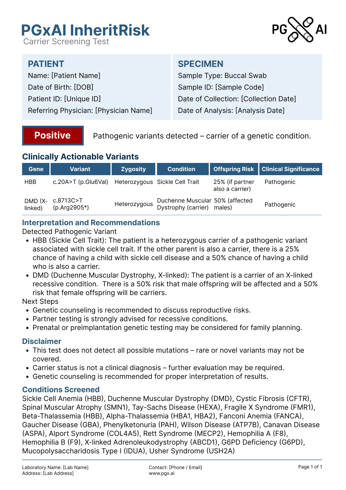 report example